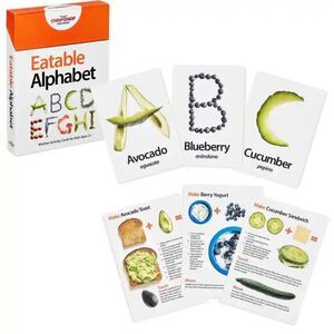Eatable Alphabet Kitchen Activity Cards with Recipes Box Set.